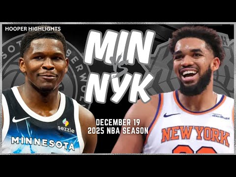 Minnesota Timberwolves vs New York Knicks Full Game Highlights | Dec 19 | 2025 NBA Season