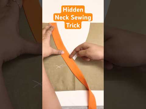 Secret to Perfect Neck Cutting | Tailoring Hack Revealed #sewingtricks #sewing