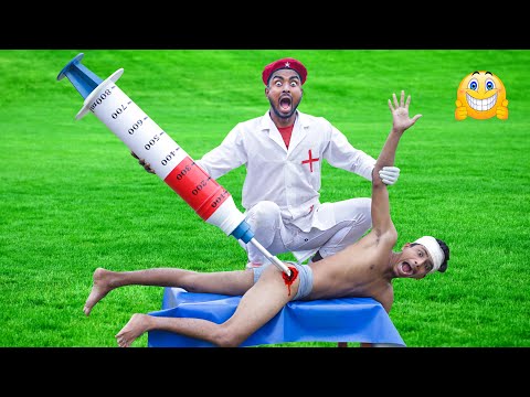 Very Special Trending Comedy Video 2025Must Watch Comedy Video Injection Comedy Doctor Wala Epi 394