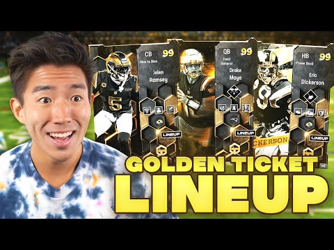 We Built The Golden Ticket Lineup! This 99 OVR Team Is Unstoppable..