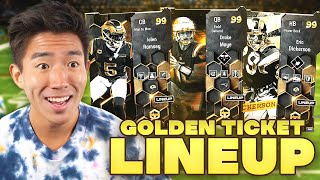 We Built The Golden Ticket Lineup! This 99 OVR Team Is Unstoppable..