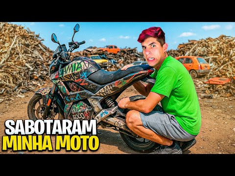 UM MALUCO SABOTOU A MINHA MOTO *descobri quem é?