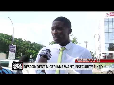 YouTube video thumbnail: Despondent Nigerians Want Insecurity Fixed