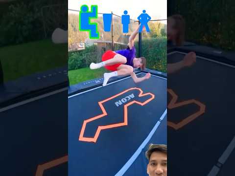 Correct ✅ #trampoline #gaming #parkour #challenge #vr #frontflip #automobile