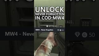 How to unlock 'Never Forgotten' achievement in Call of Duty: Modern Warfare 4