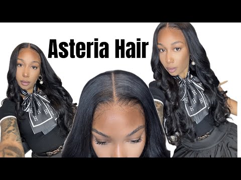 It Came Pre Curled 😍 No Styling Needed! | Seamless 13x6 Frontal Wig Install Ft Asteria Hair