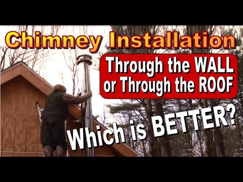 Insulated Metalbestos Chimney Installations  Through The Wall or Through The Roof.  WHICH IS BETTER?