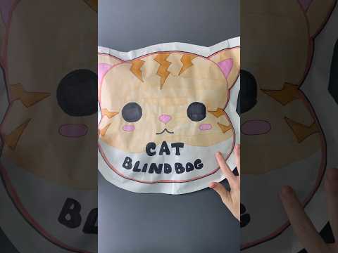 Cat Blind Bag!#blindbag #papersquishy #asmr #papercraft #diy #sanrio #youtubeshorts