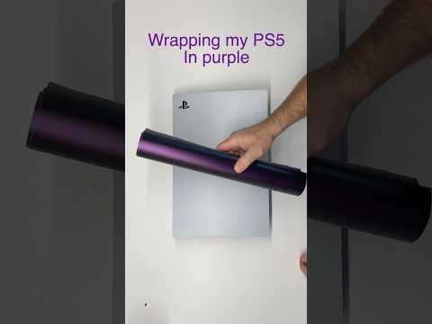 PS5 Wrap Satisfying Transformation 💜