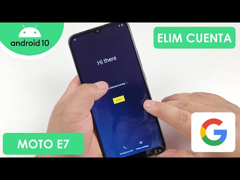 (SPANISH) Eliminar Cuenta de Google Motorola Moto E7