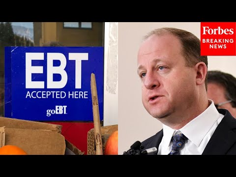 YouTube video thumbnail: Colorado Gov. Jared Polis Announces Support For State Residents Facing Snap Cuts Amid Shutdown