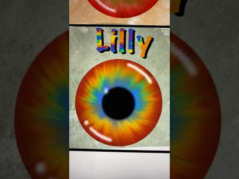 eye series | lilly?️‍? | #shorts #procreate #digitalart #shortsviral #art