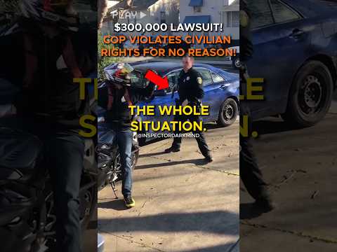 $300,000 Lawsuit For Cop Who Violated This Guy's Rights for Absolutely No Reason #police
