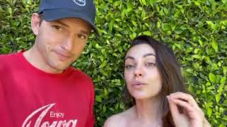 Mila Kunis and Ashton Kutcher are excited to make an announce