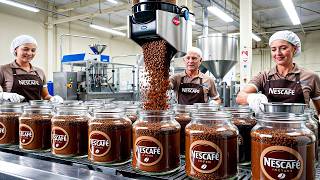 كيف يتم إنتاج قهوة نسكافيه؟ ☕  جولة داخل مصنع Nescafé