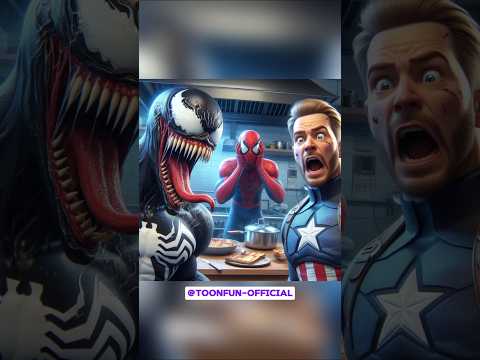 Superheroes Ka Khaana Challenge Aur Spider-Man Ka Twist! #shorts #ai #funny