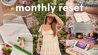 *mid-year* RESET vlog ⭐️🧘🏻‍♀️🫧 | deep cleaning, birthday planning, trivia night & bts prep!