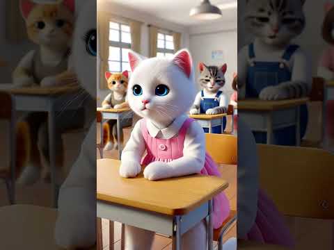 🙀🍏Cat accidentally eats poisoned apple and vomits continuously🐱#ai #story#catshorts#aicat#funnymeow8