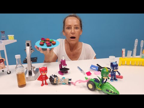 Lustiges Video mit den Pyjamahelden - Warum findet Nicole Romeo nett und toll? PJ Masks auf deutsch