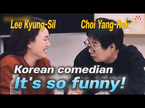 [Eng dubbing]Korean comedian It's so funny! / Lee Kyung-sil, Choi Yang-rak[hogirlsister]