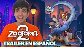 ZOOTOPIA 2 🦊 TRAILER EN ESPAÑOL 🐰 REACCIÓN 🐍 | Peter Rodríguez