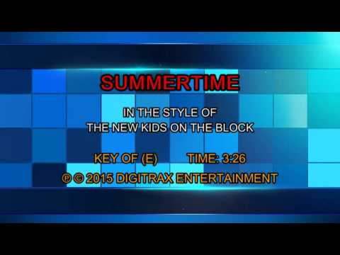 New Kids On The Block – Summertime (Backing Track)