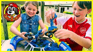 Monster Jam EPIC KINETIC SAND MONSTER TRUCK FREESTYLE ARENA Compilation