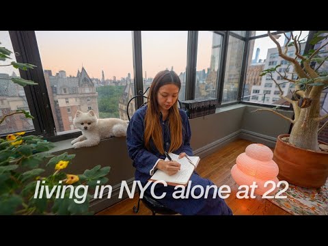an EXTREMELY productive day living in NYC alone (cleaning, farmers market, cooking)