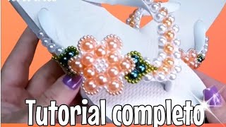 Chinelo de pérolas lindo e fácil #artesanato #passoapasso 