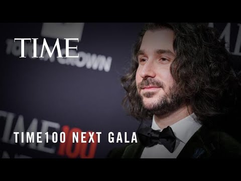 TIME100 Next Gala: Adam Met Accept's TIME Earth Award