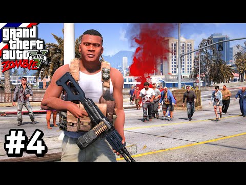 GTA V - Mod Zombie SS2 [Thai] ปฏิบัติการล่า แอร์ดรอป #4 (GTA V Mod Zombie)