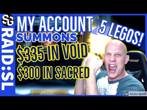 RAID SHADOW LEGENDS | $600 MY ACCOUNT SUMMONS! MASSIVE HUGE LEGENDARY PULLS!