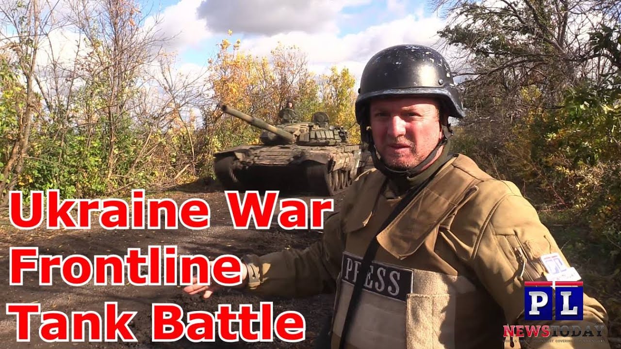 Frontline Tank Battle Avdiivka Russia Ukraine War (Special Report)