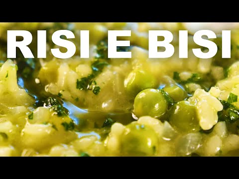 Venetian rice and peas 'risi e bisi'