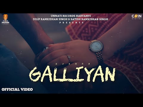 Galliyan (Official Video) Sukhha | Jai v | Sameer Malik | New Latest Romantic Haryanvi Song 2023