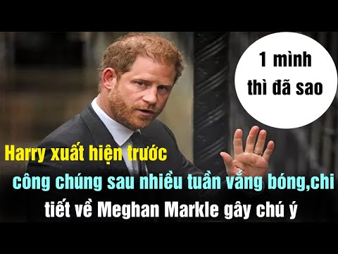 Harry xuất hiện trước công chúng sau nhiều tuần vắng bóng, chi tiết về Meghan Markle gây chú ý