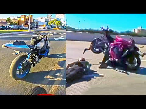 Craziest Motorcycle Crashes & Unbelievable Motorcycle Moments