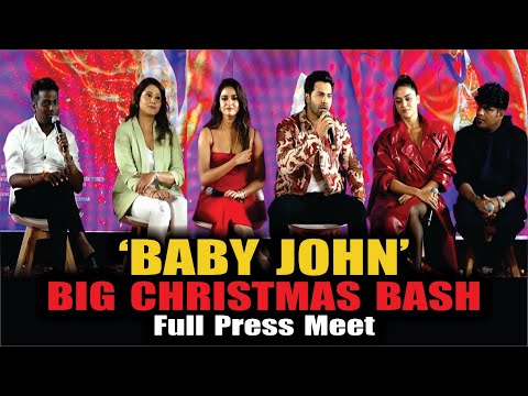 Baby John | Big Christmas Bash With Baby John | Varun Dhawan, Keerthy Suresh, Wamiqa Gabbi, Atlee