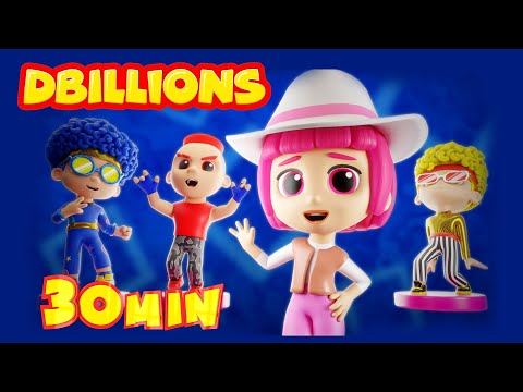 Lya-Lya, Cha-Cha, Chicky y Boom-Boom de moda | MEGA Compilación | D Billions Canciones Infantiles