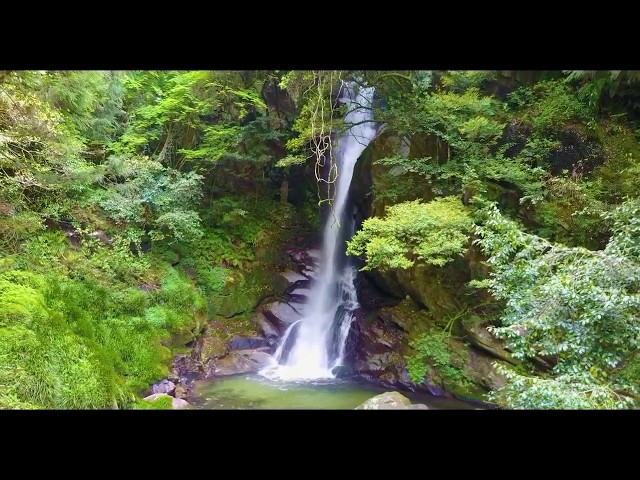 【ドローン空撮 絶景 Mavic Pro】福岡県 花乱の滝