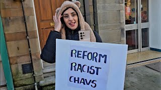 EVIL Projection Confrontation in 97% White English Town (Matlock)