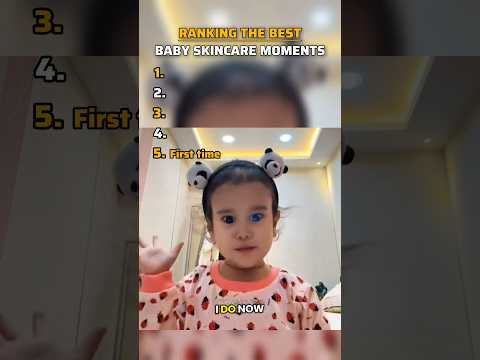 Ranking The Best Baby Skincare Moments #ranking #baby #skincare #bestmoments