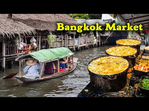 THAI FLOATING MARKET TOUR ft Street Food