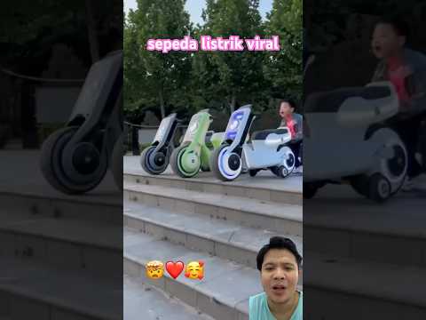 sepeda listrik viral ini tahan banting yak. aku mau kak ❤️?????? #automobile #electric #toycar