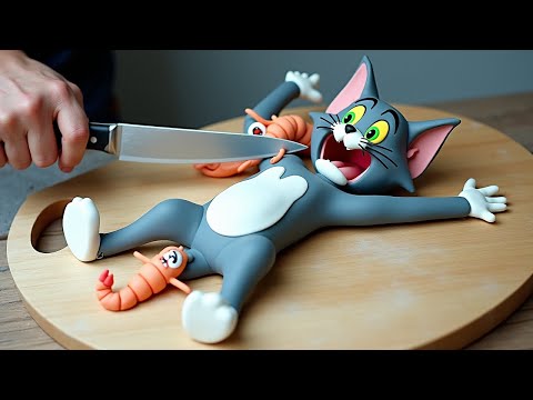 Tom and Jerry's Most AMAZING Moments! | Funny Animation | ‪Stop Motion CooKing