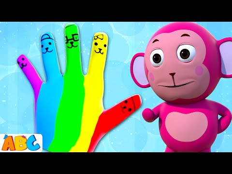 🎨Color Finger Family | ✋Colorful Hand for Babies | Best Kids Songs by @AllBabiesChannel