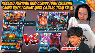 KETEMU RRQ CLAYYY, DAN DRIAN LAGI LIVE KETEMU META ANEH KU SAMPE EMOSI SENDIRI WKWK ‼️ - MLBB