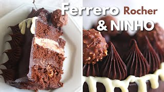 BOLO FERRERO COM NINHO | EXPLOSÃO DE RIQUEZA  (GANACHE CAKE)