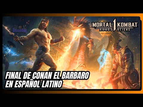 MK 1 Final de Conan el Barbaro En Español Latino I Mortal Kombat 1 Khaos Reigns Español latino