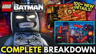 LEGO Batman: Legacy of the Dark Knight Trailer & Gameplay COMPLETE Breakdown! | 100+ New Details